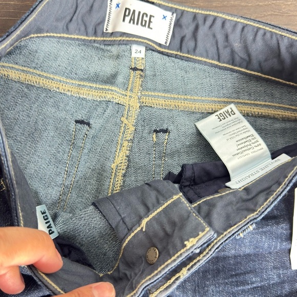 PAIGE SKYLINE STRAIGHT Mid Rise Straight Leg - Picture 5 of 8